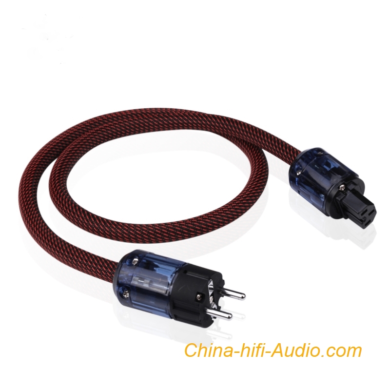 SoundArtist P-T1 Hifi Audio EU Schuko Pure Copper Powe Cable - Click Image to Close